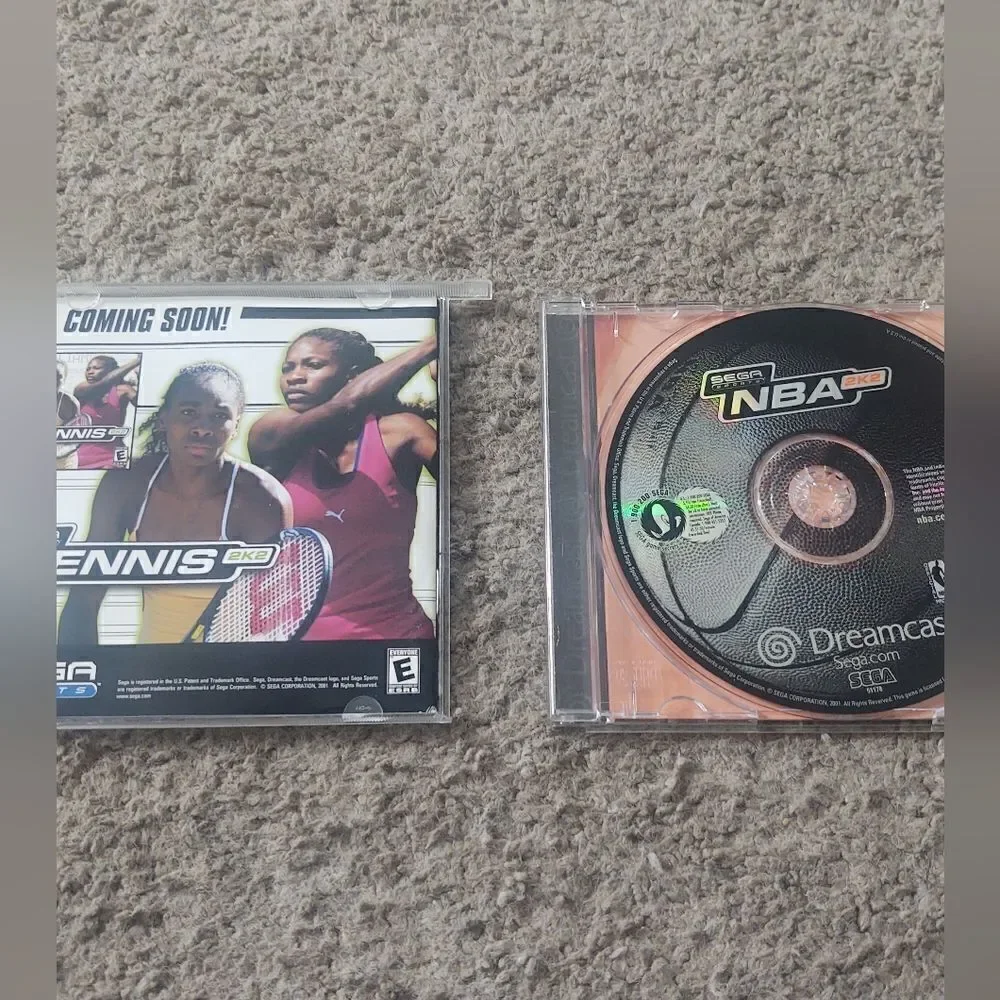 Sega Sports NBA 2K2 Dreamcast COMPLETE PRE-OWNED